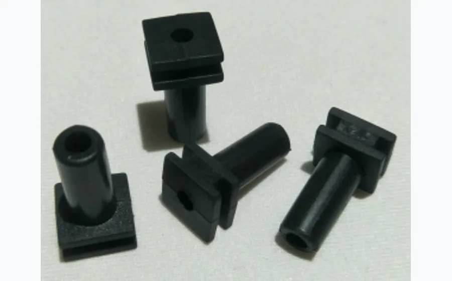 Custom molded rubber component reviewed from sample photo