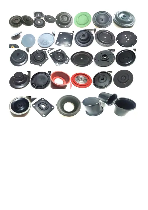 Custom rubber diaphragm sample